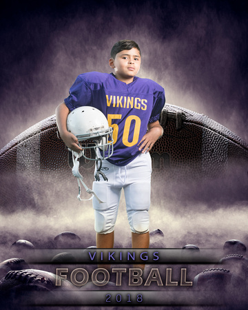 VIKINGS Team Football Individual JONATHAN 2