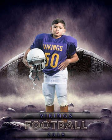 VIKINGS Team Football Individual JONATHAN 3